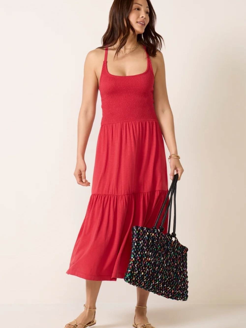 Nation Los Angeles NWT Penelope Cross Back Dress - Picture 2 of 15
